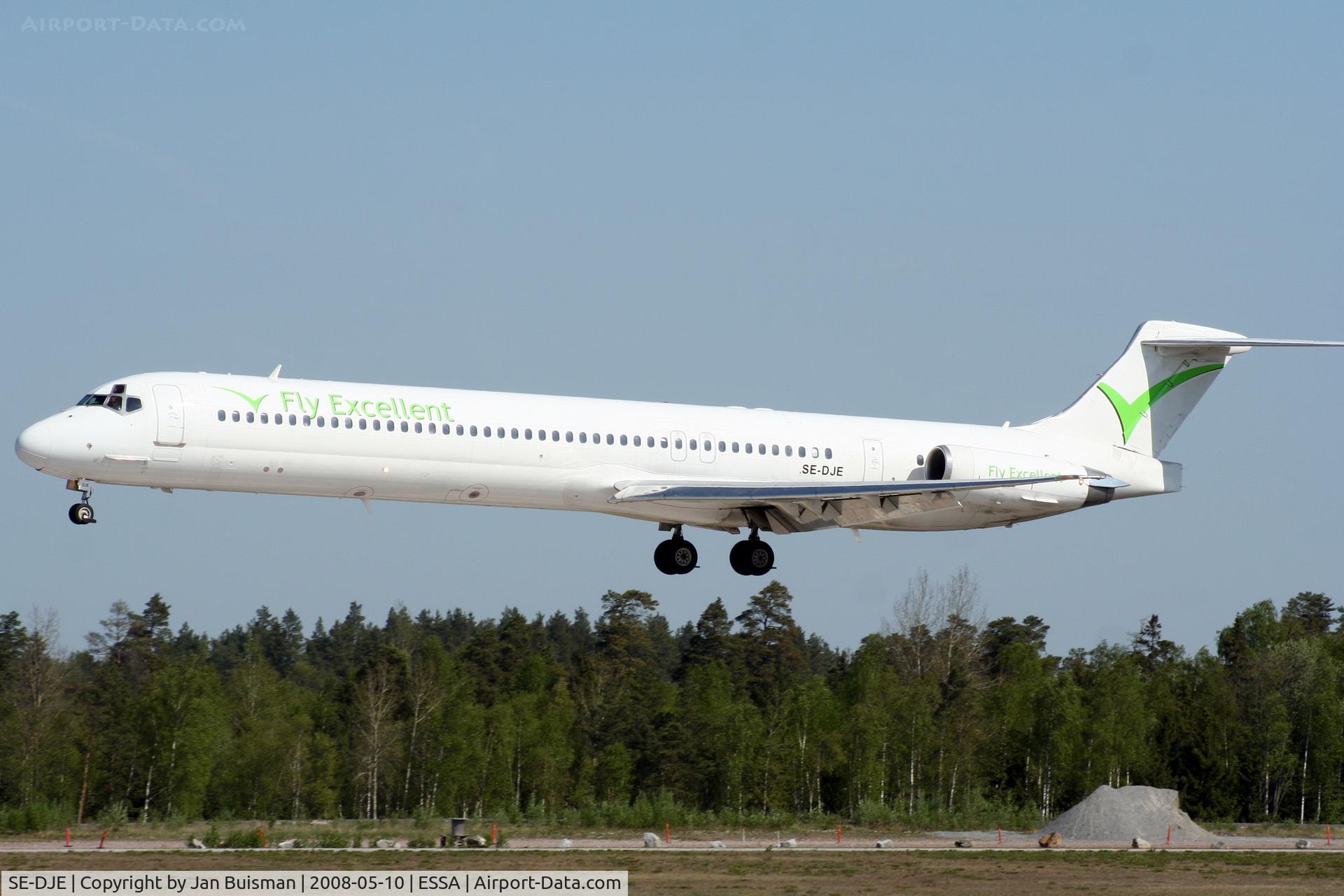 SE-DJE, 1989 McDonnell Douglas MD-83 (DC-9-83) C/N 49846, Fly Excellent, current YV-481T SBAAirlines