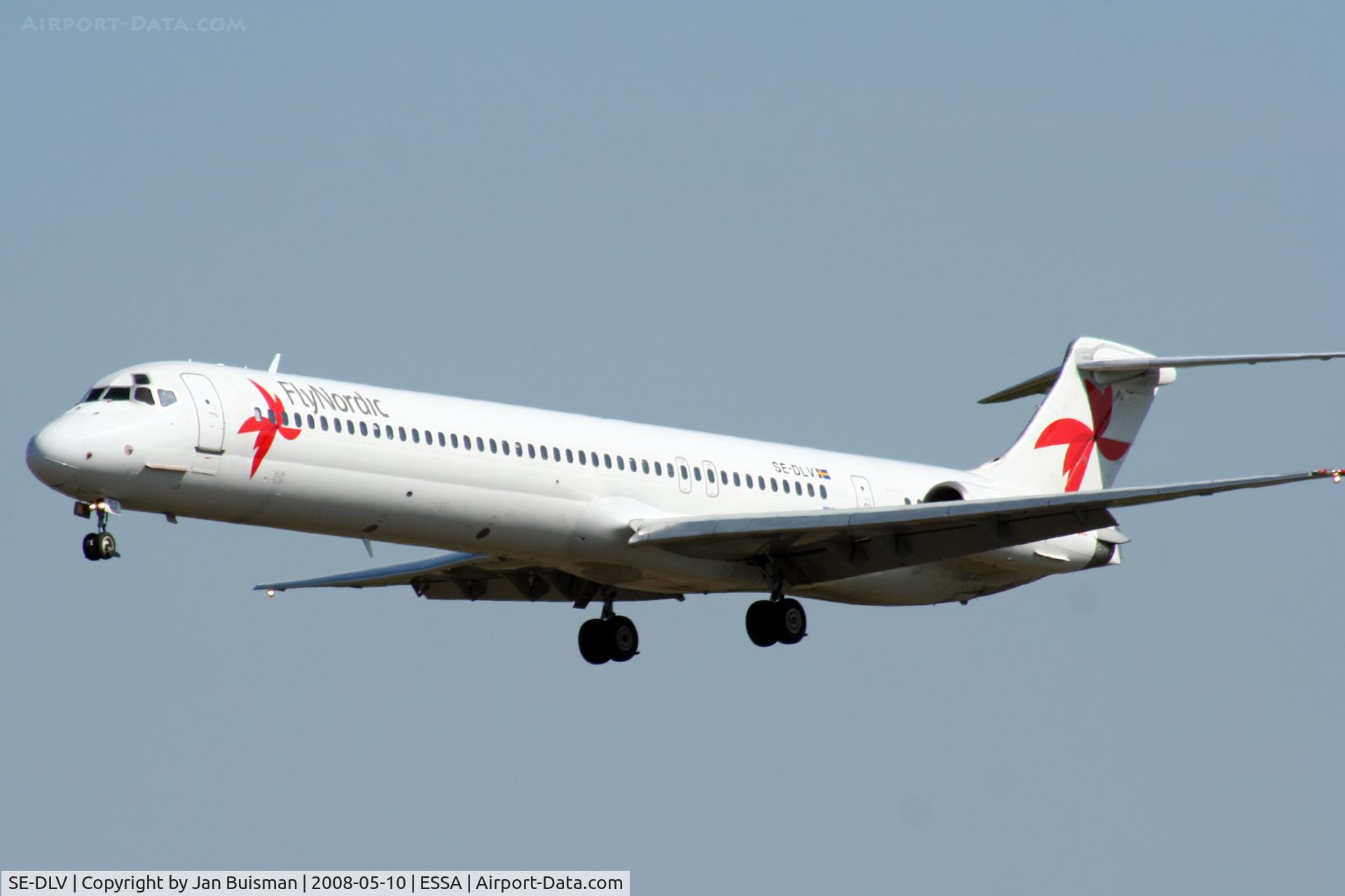 SE-DLV, 1992 McDonnell Douglas MD-83 (DC-9-83) C/N 49965, Nordic Airlink, cuurent N410NV Allegiant Air