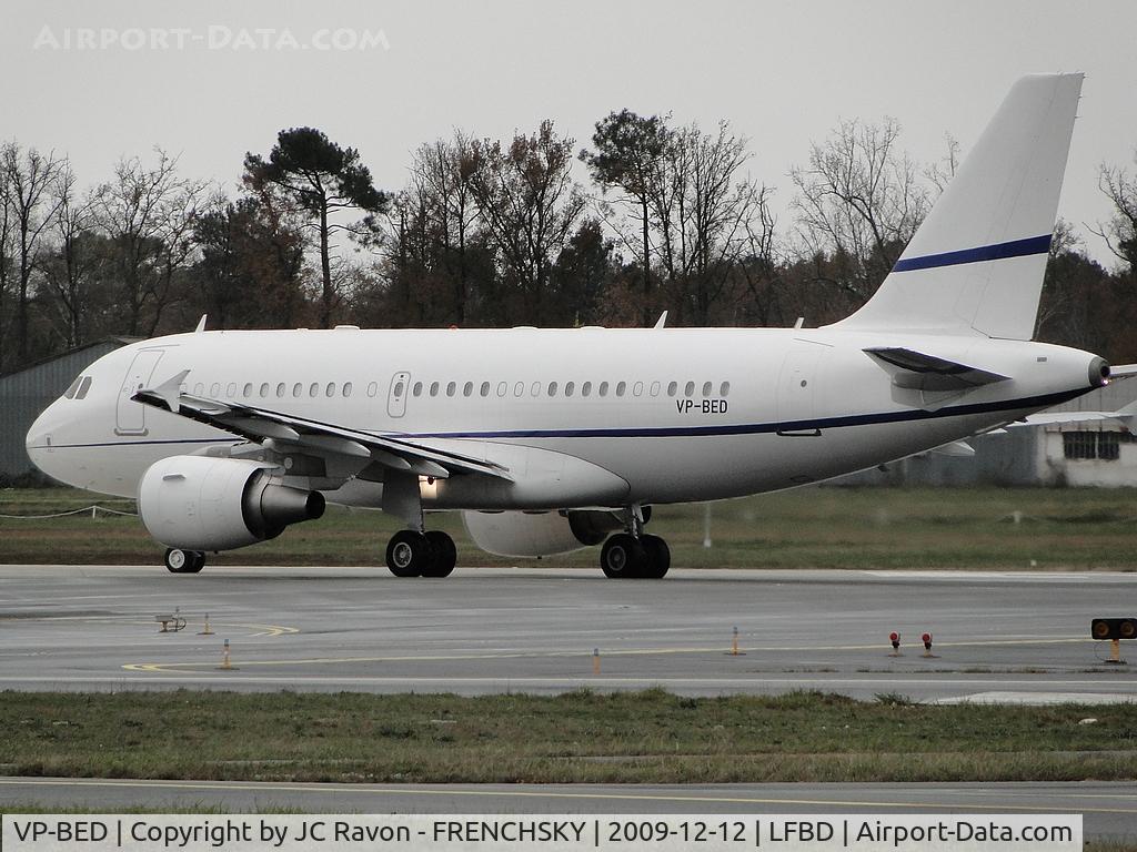 VP-BED, 2007 Airbus ACJ319 (A319-115/CJ) C/N 3073, China Sonangol International