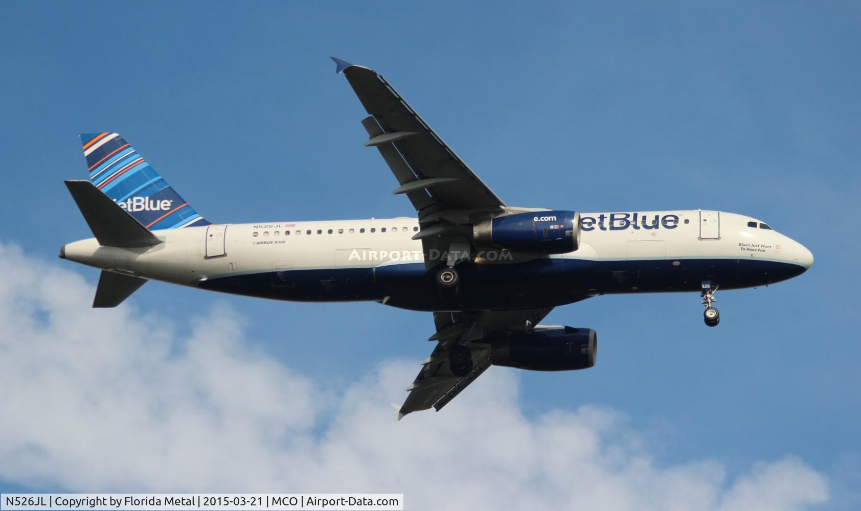 N526JL, 2001 Airbus A320-232 C/N 1546, Jet Blue
