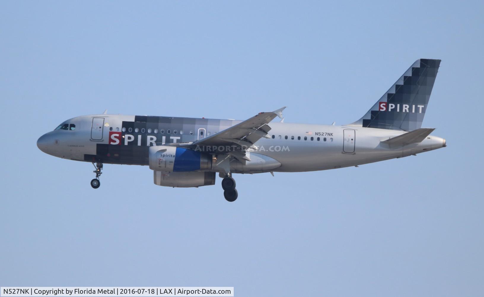 N527NK, 2007 Airbus A319-132 C/N 2978, Spirit