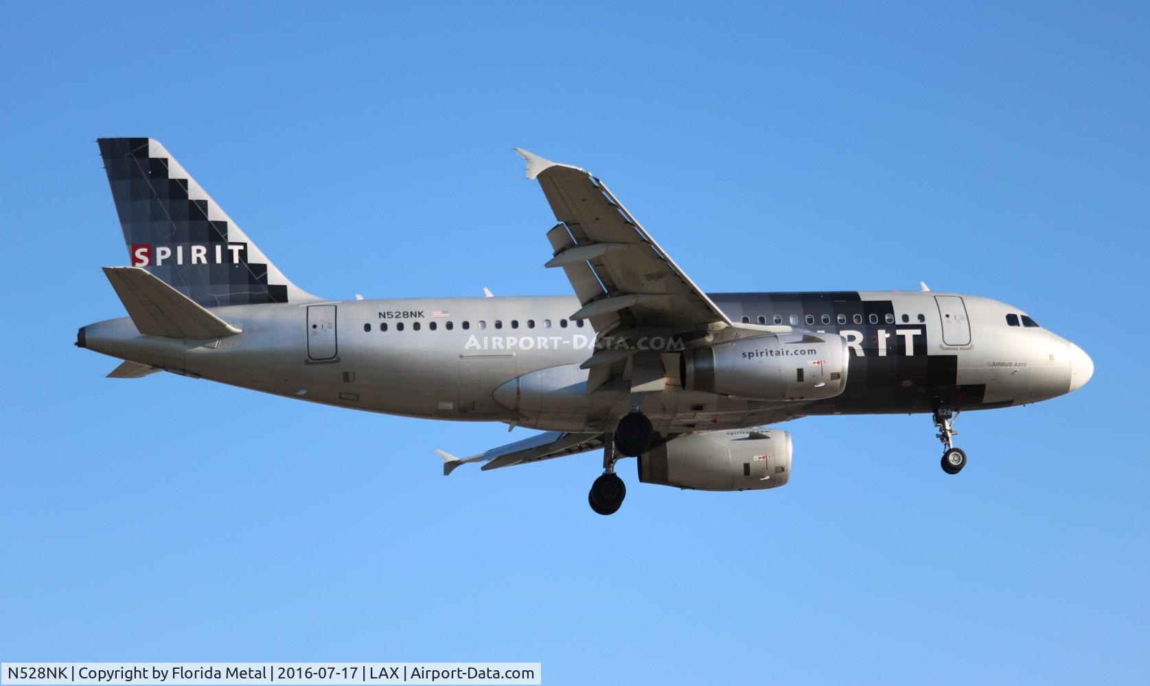 N528NK, 2007 Airbus A319-132 C/N 2983, Spirit