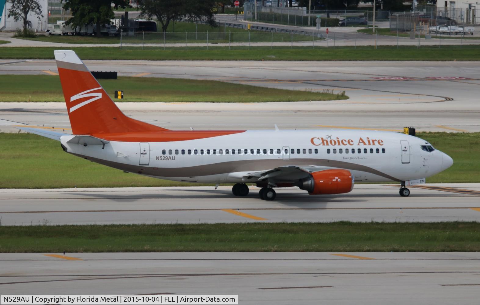 N529AU, 1989 Boeing 737-3B7 C/N 24411, Choice Air