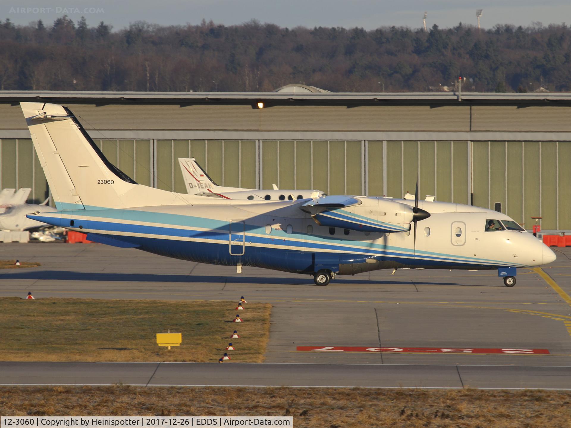 12-3060, 1995 Dornier C-146A Wolfhound (Do328-110) C/N 3060, 12-3060 at Stuttgart Airport.