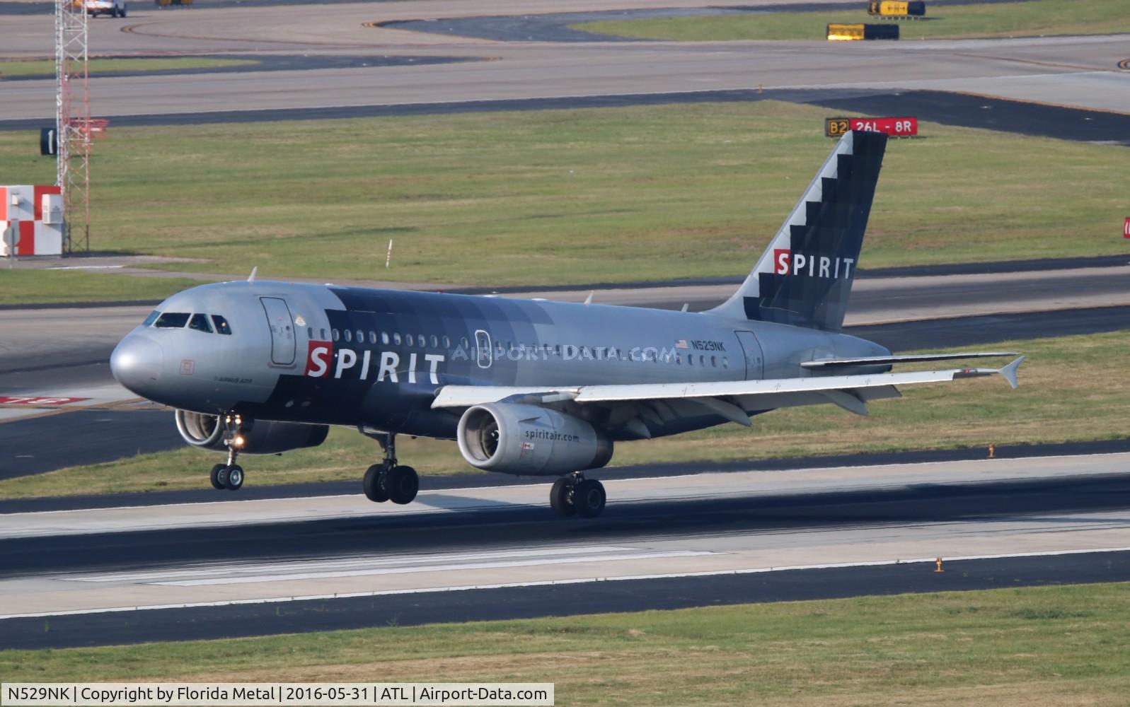 N529NK, 2007 Airbus A319-132 C/N 3007, Spirit