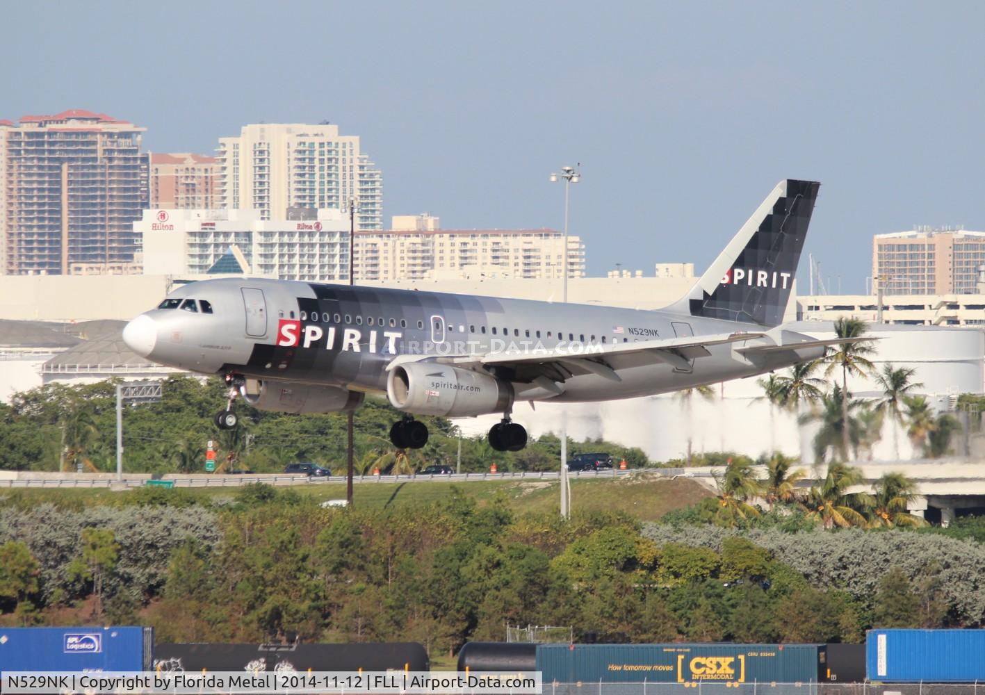 N529NK, 2007 Airbus A319-132 C/N 3007, Spirit