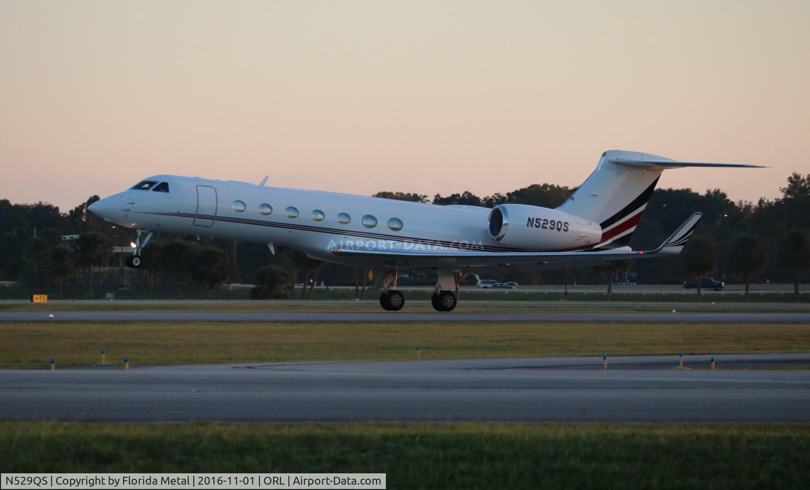 N529QS, 2007 Gulfstream Aerospace GV-SP (G550) C/N 5156, Net Jets