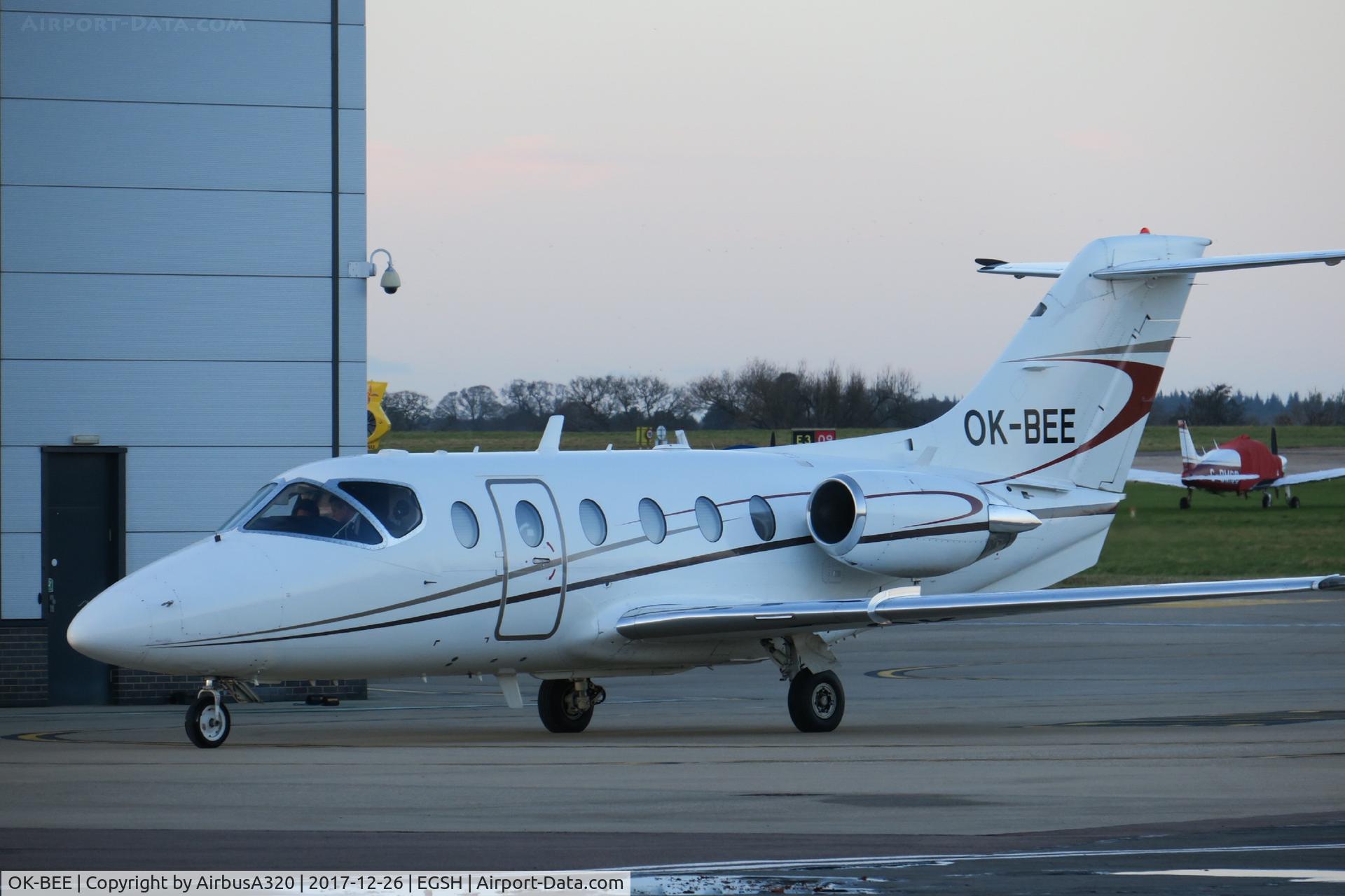 OK-BEE, 2000 Raytheon Beechjet 400A C/N RK-293, Seen parked at Saxon