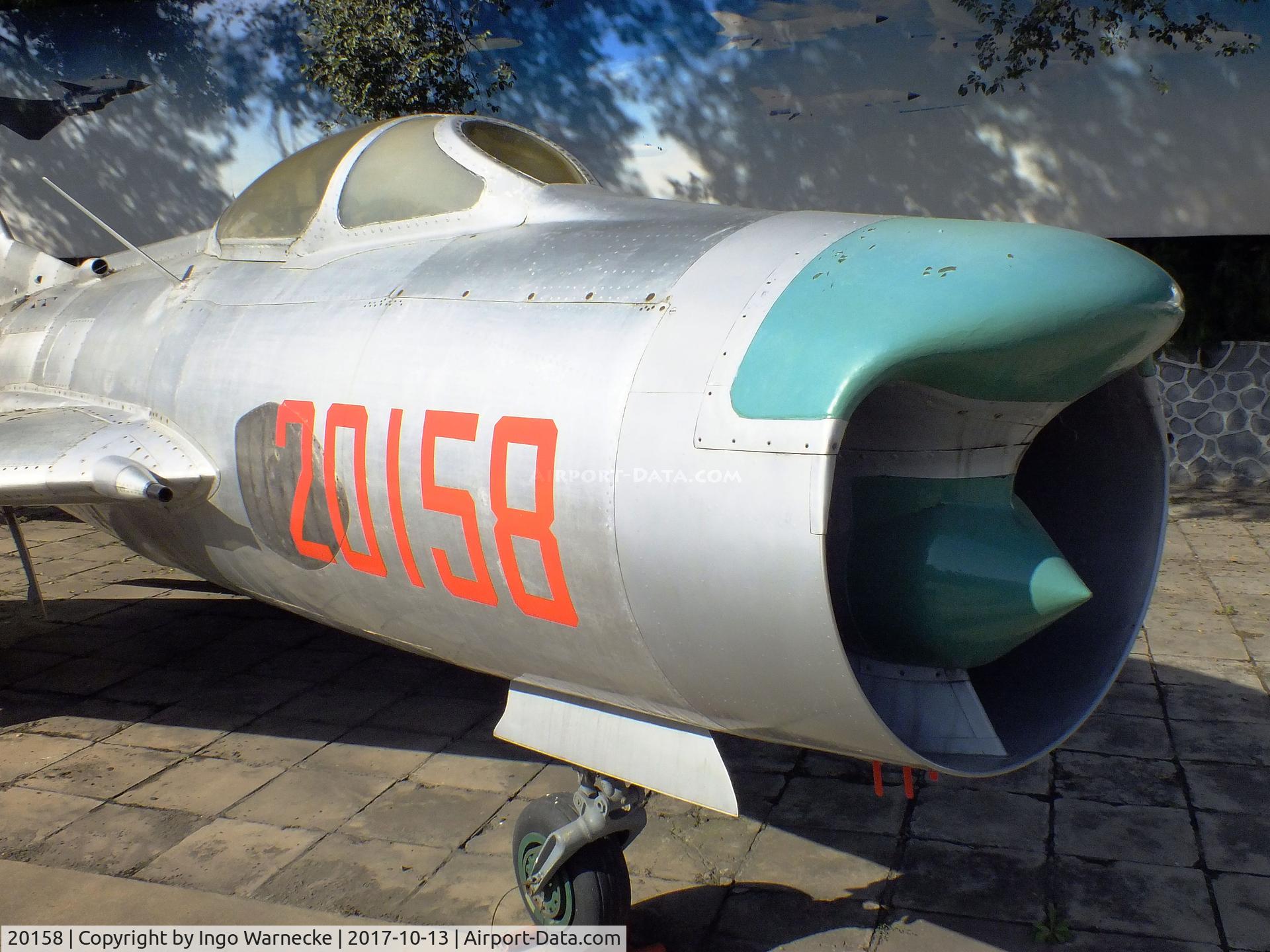 20158, Shenyang J-6I C/N J-6-4702, Guizhou J-6 IV (improved Shenyang J-6B (J-6 II), chinese version of the MiG-19 FARMER) at the China Aviation Museum Datangshan