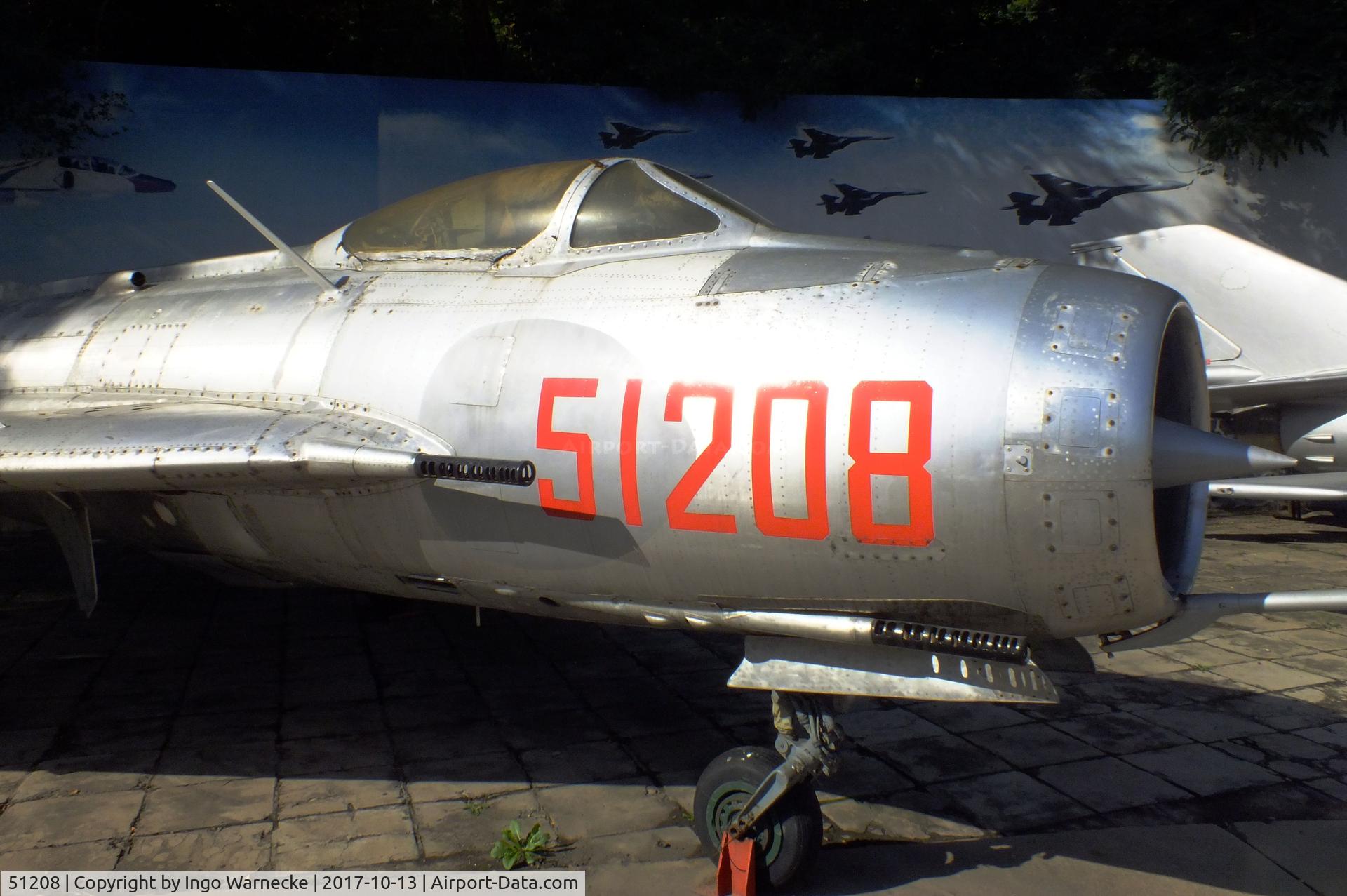 51208, Shenyang J-6III C/N 5025, Shenyang J-6 III (chinese version of the MiG-19 FARMER) at the China Aviation Museum Datangshan