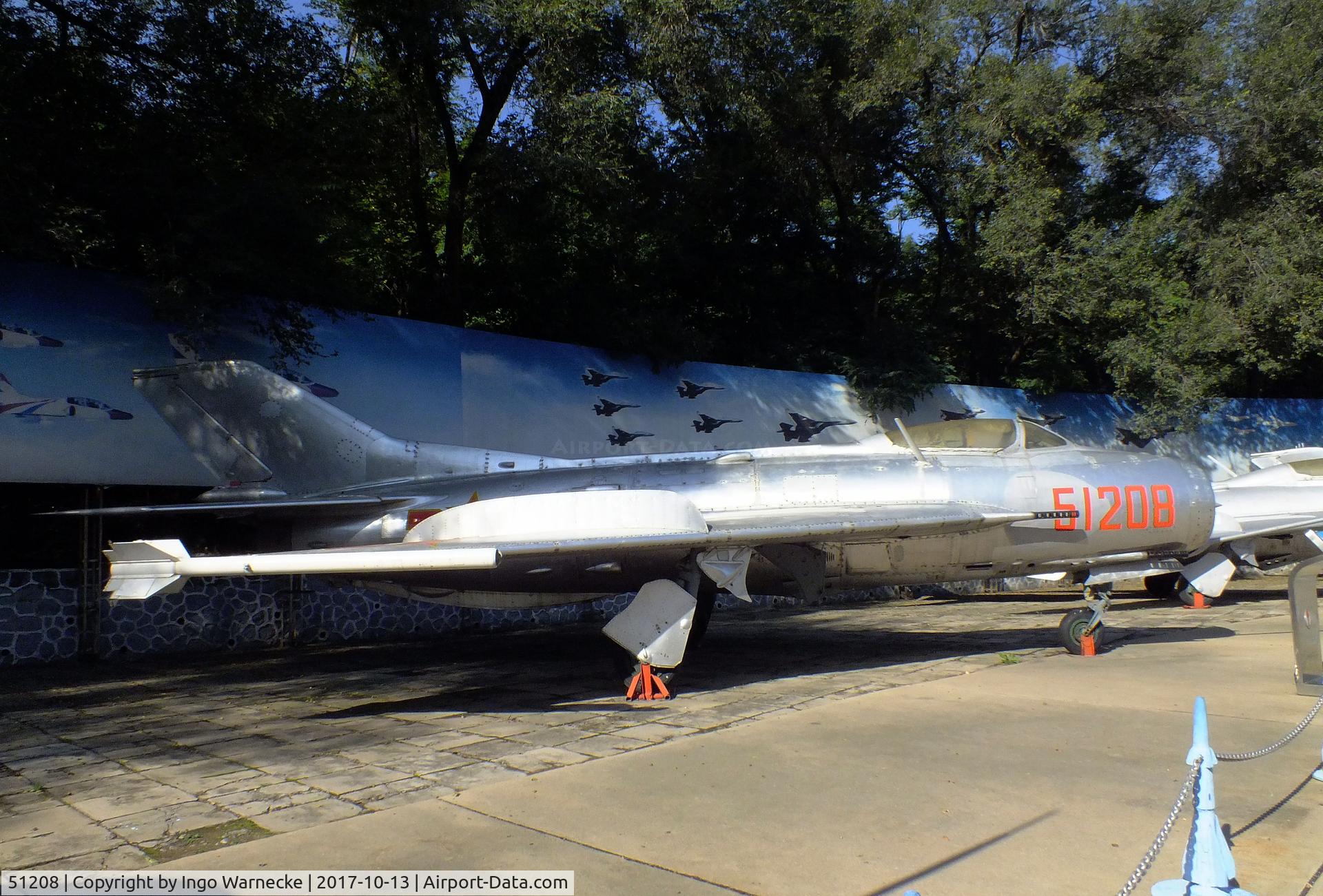 51208, Shenyang J-6III C/N 5025, Shenyang J-6 III (chinese version of the MiG-19 FARMER) at the China Aviation Museum Datangshan