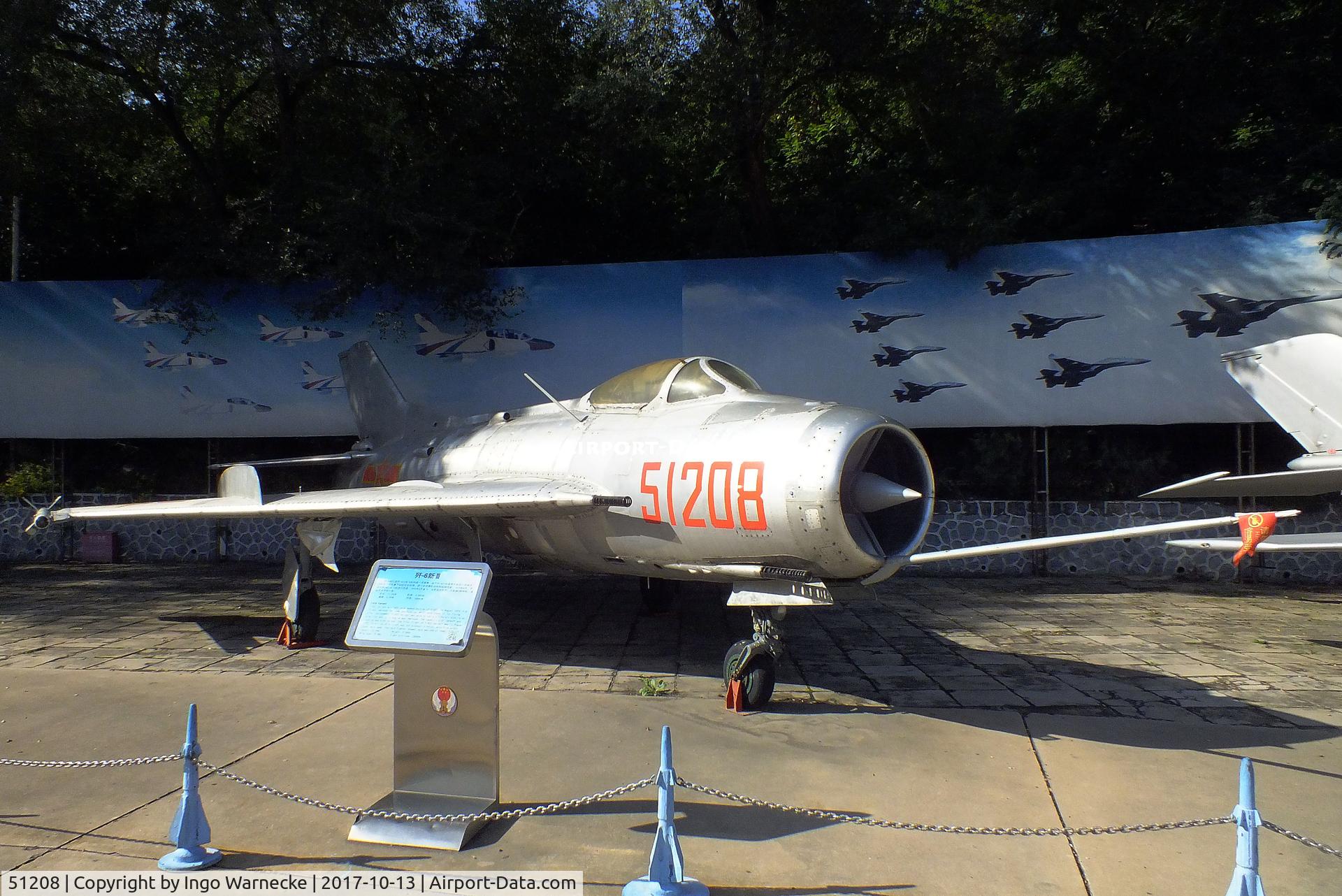 51208, Shenyang J-6III C/N 5025, Shenyang J-6 III (chinese version of the MiG-19 FARMER) at the China Aviation Museum Datangshan