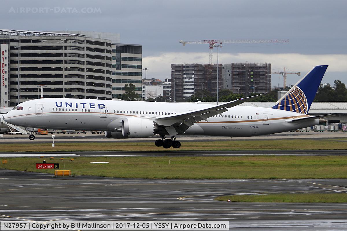 N27957, 2015 Boeing 787-9 Dreamliner C/N 36409, ONTO 16R