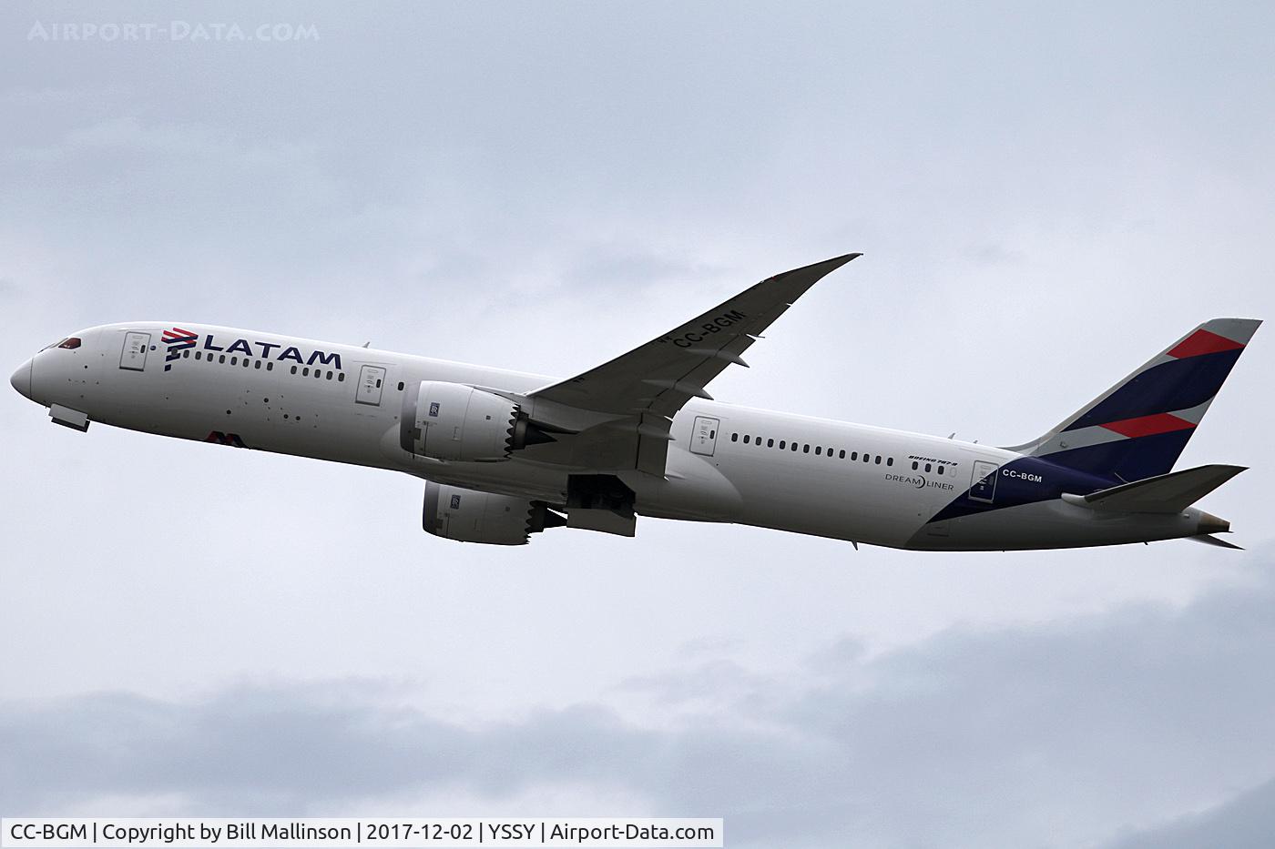 CC-BGM, 2017 Boeing 787-9 Dreamliner Dreamliner C/N 38771, OFF FROM 34R