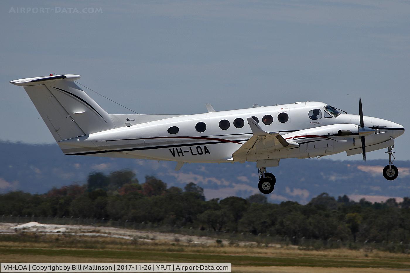VH-LOA, 1993 Beech B200 King Air C/N BB-1463, OFF FOR A TRIP