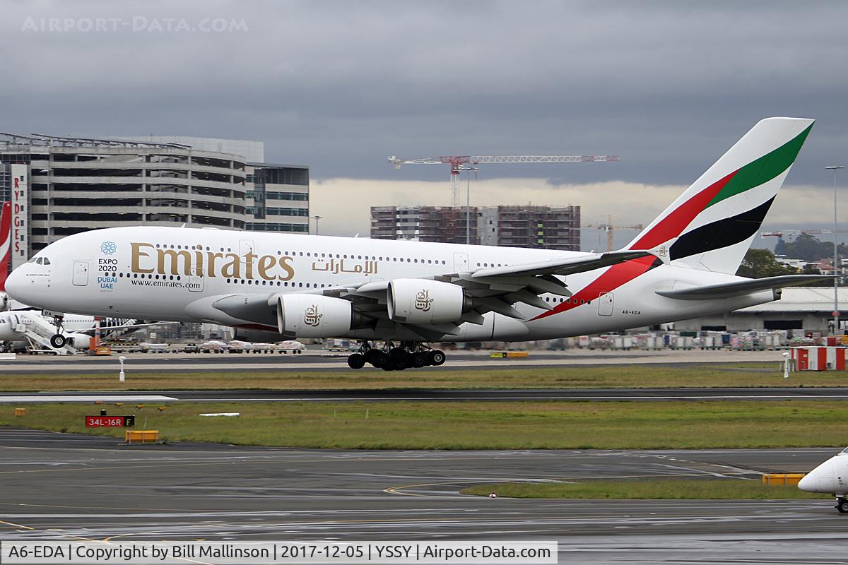 A6-EDA, 2007 Airbus A380-861 C/N 011, ONTO 16R