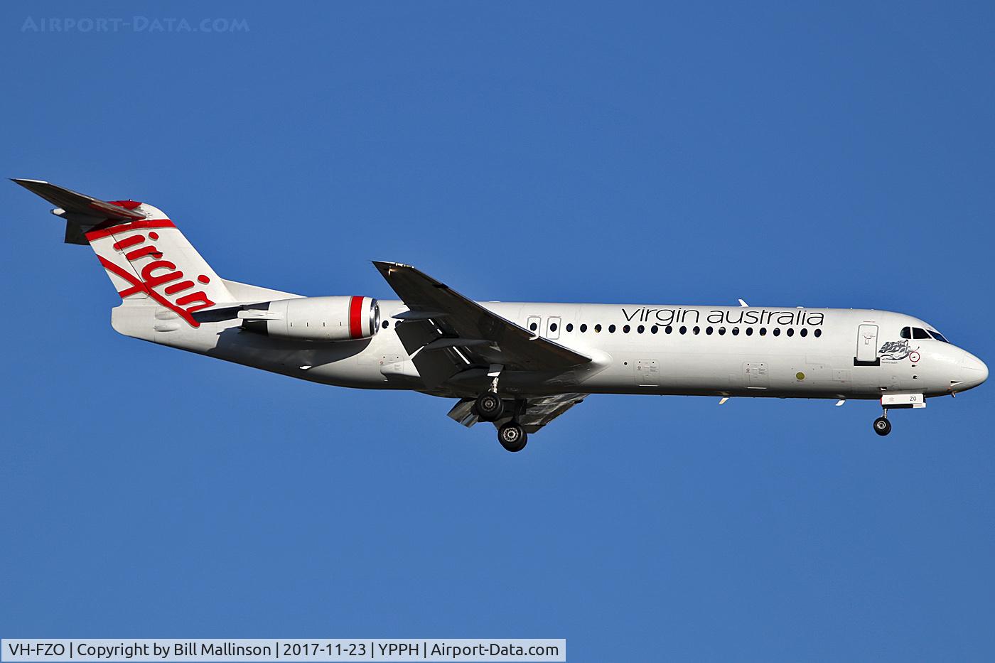 VH-FZO, 1991 Fokker 100 (F-28-0100) C/N 11305, FINALS