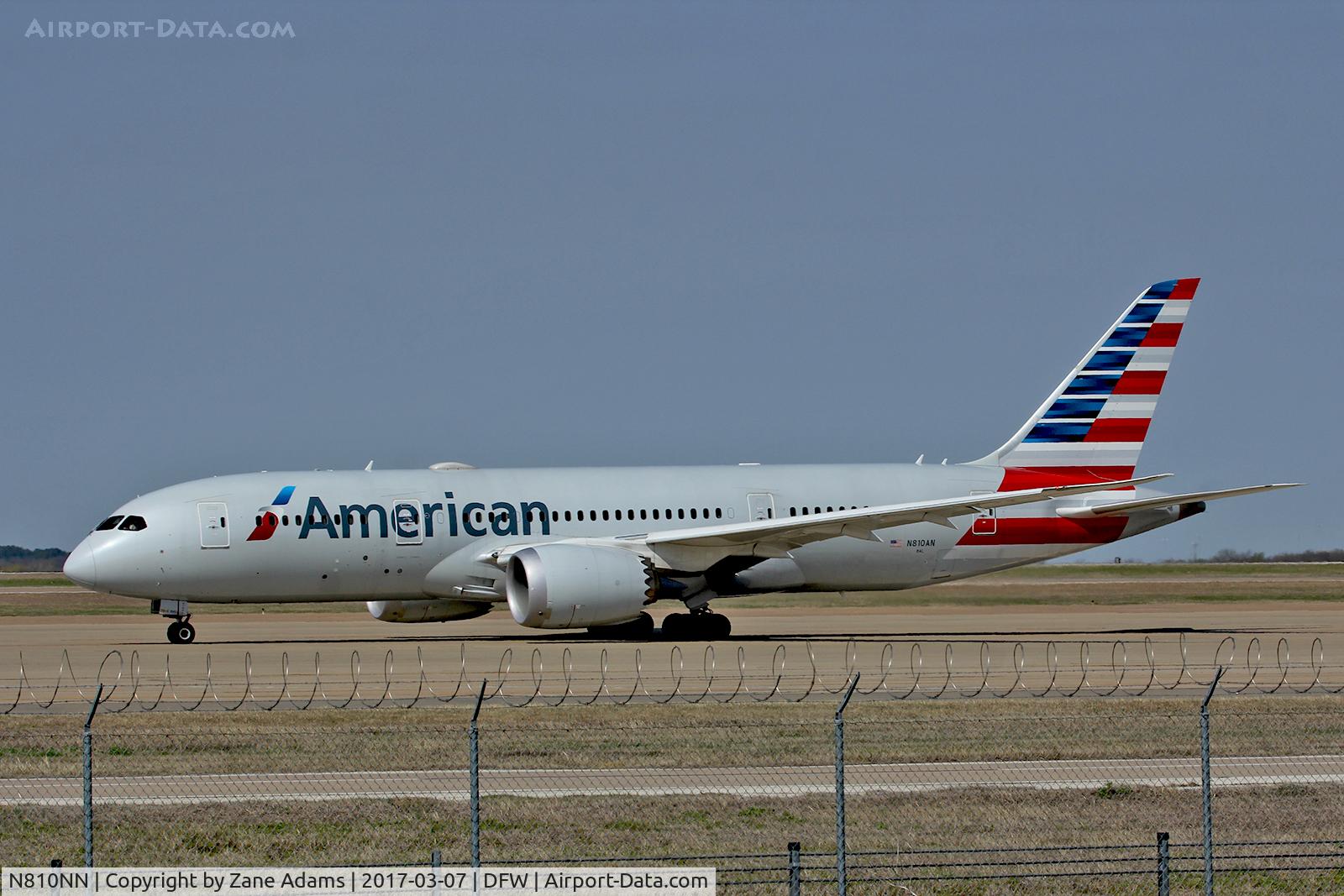 N810NN, 2009 Boeing 737-823 C/N 33207, Departing DFW Airport