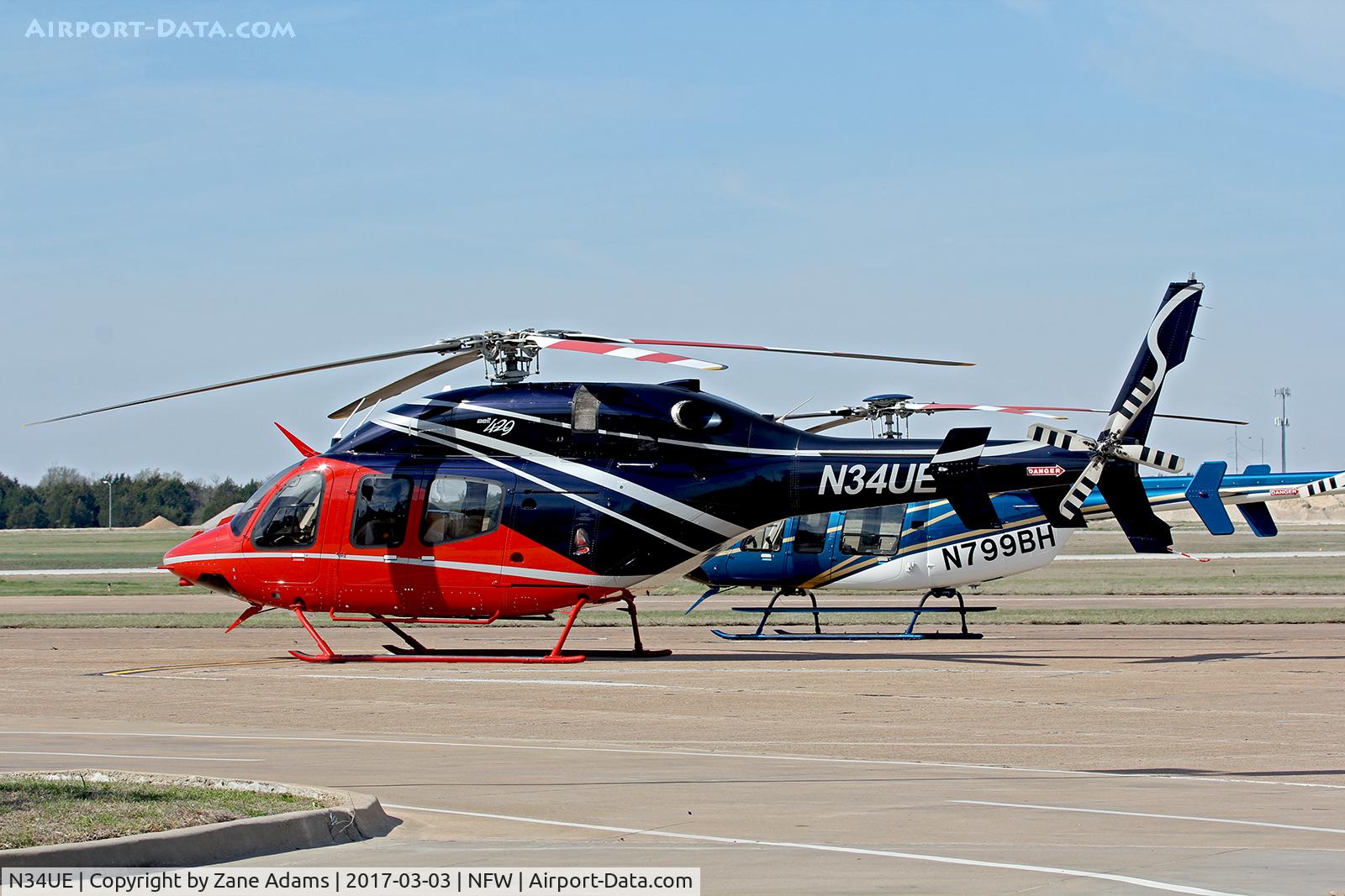 N34UE, 2012 Bell 429 GlobalRanger C/N 57081, In town for the 2017 Heliexpo - Dallas, TX
