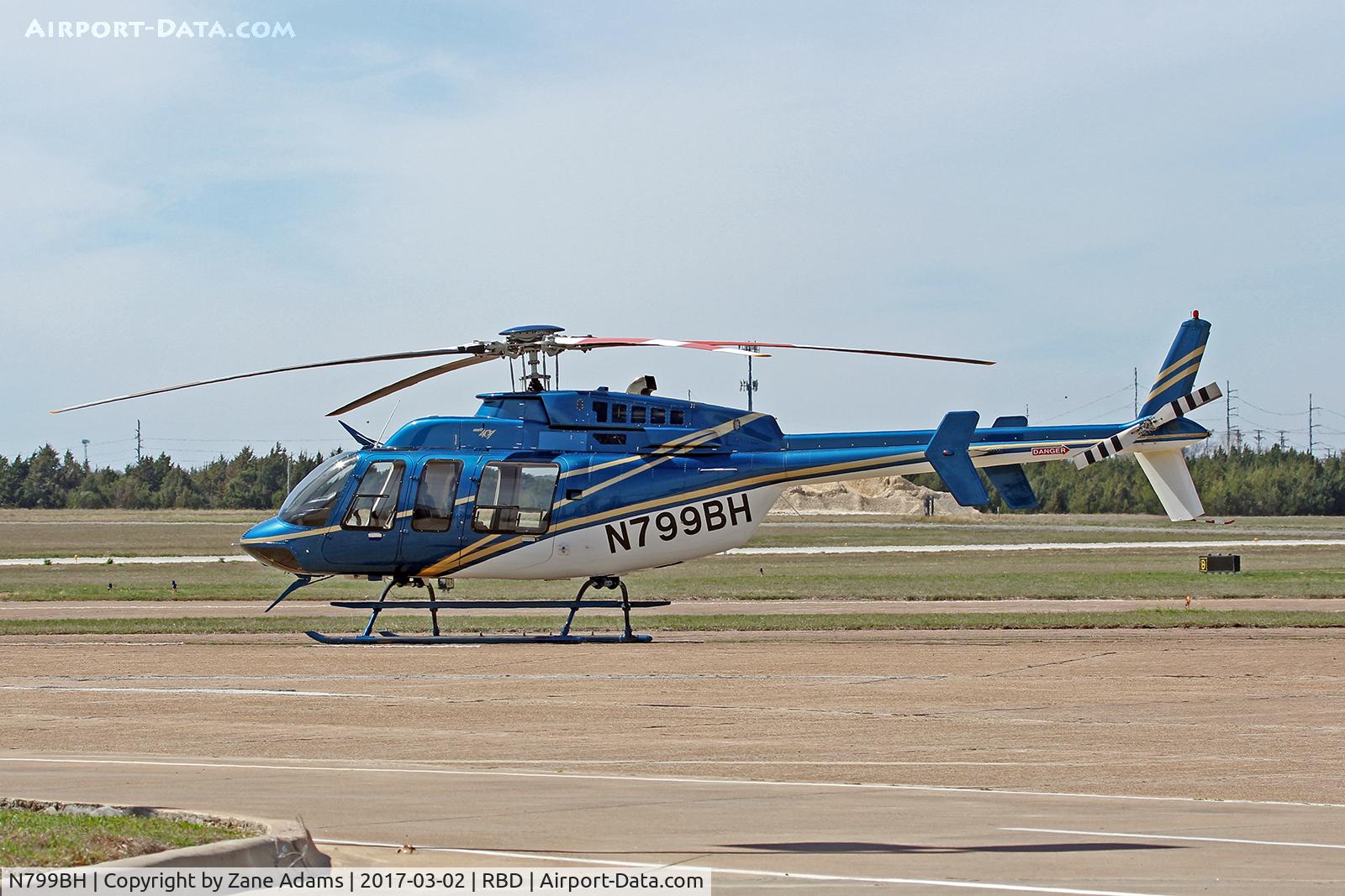 N799BH, 2006 Bell 407 C/N 53700, In town for the 2017 Heliexpo - Dallas, TX
