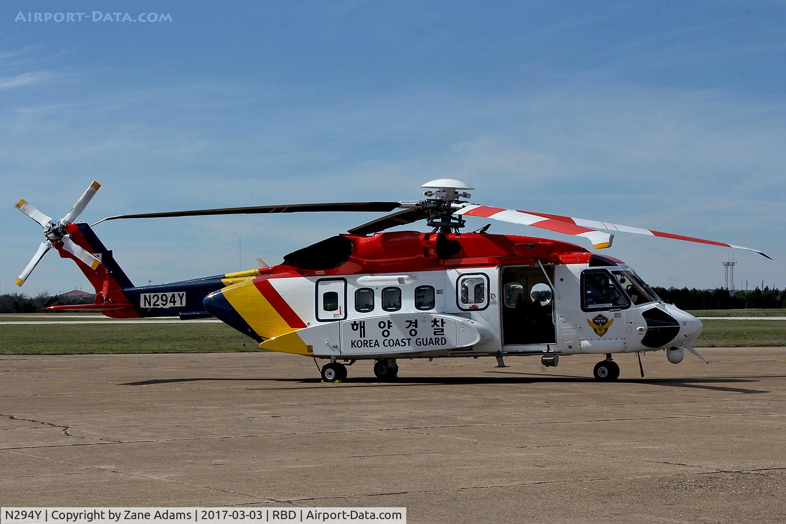 N294Y, 2015 Sikorsky S-92A C/N 920294, In town for the 2017 Heliexpo - Dallas, TX