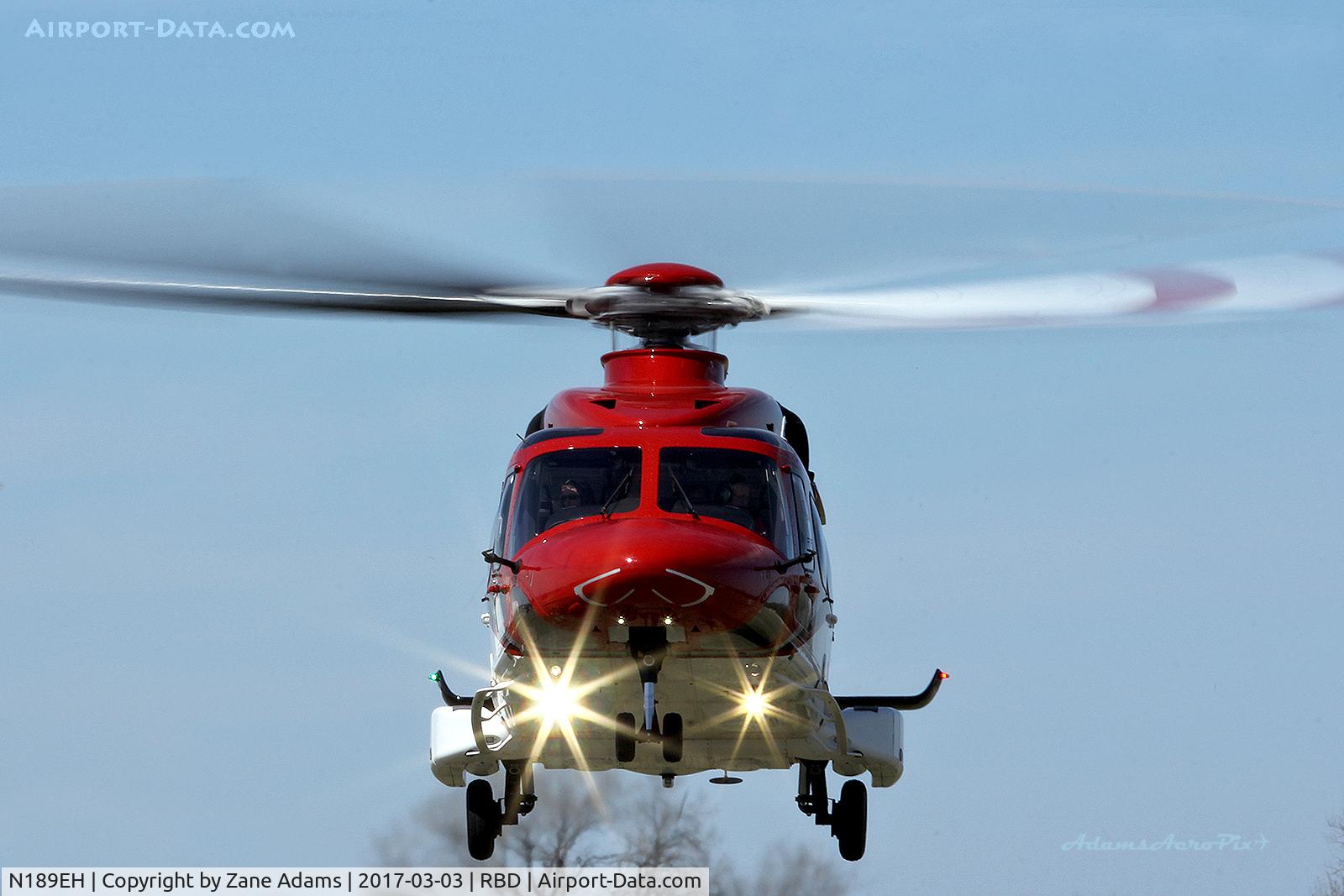 N189EH, AgustaWestland AW189 C/N 49018, In town for the 2017 Heliexpo - Dallas, TX