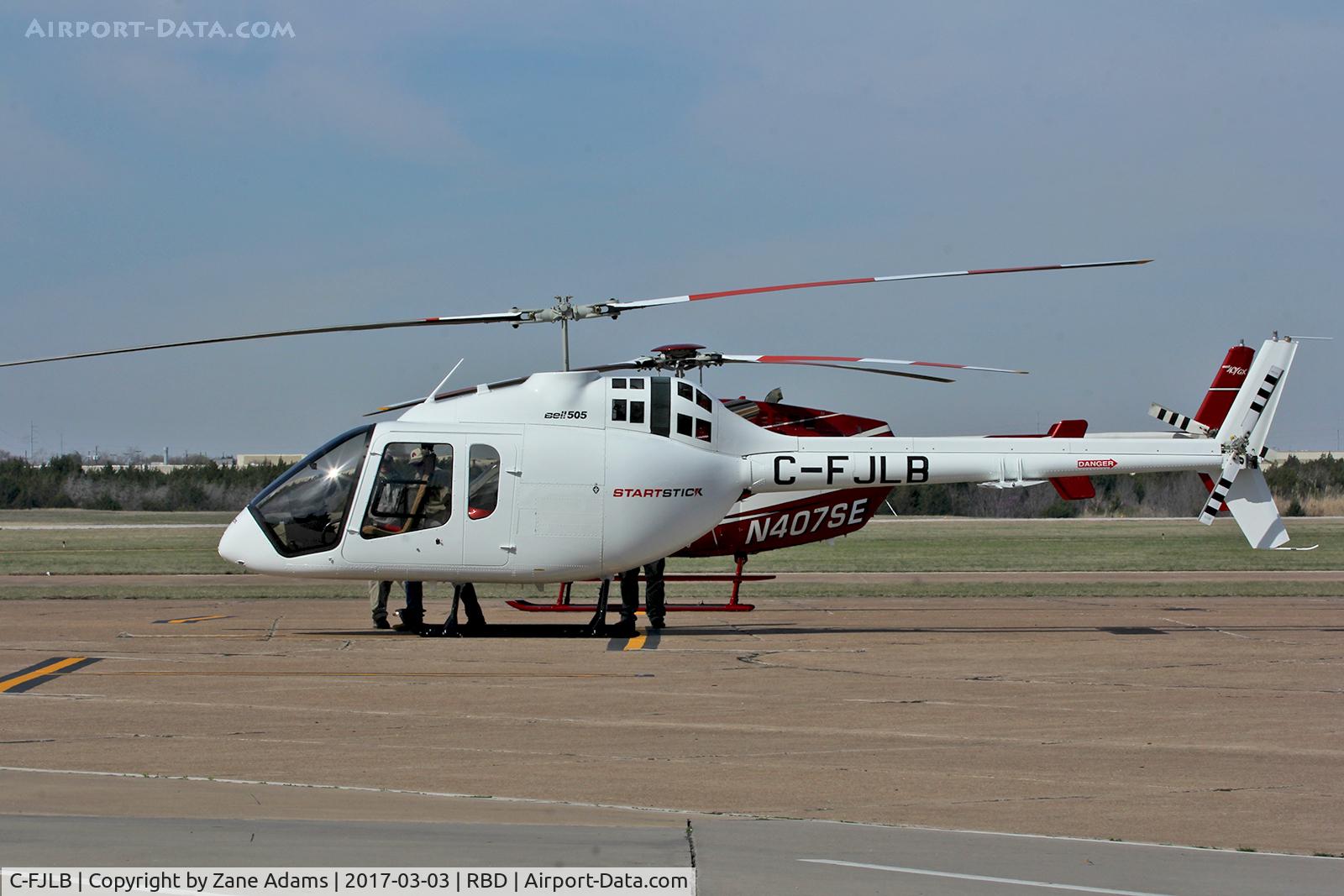 C-FJLB, 2017 Bell 505 Jet Ranger X C/N 65013, In town for the 2017 Heliexpo - Dallas, TX