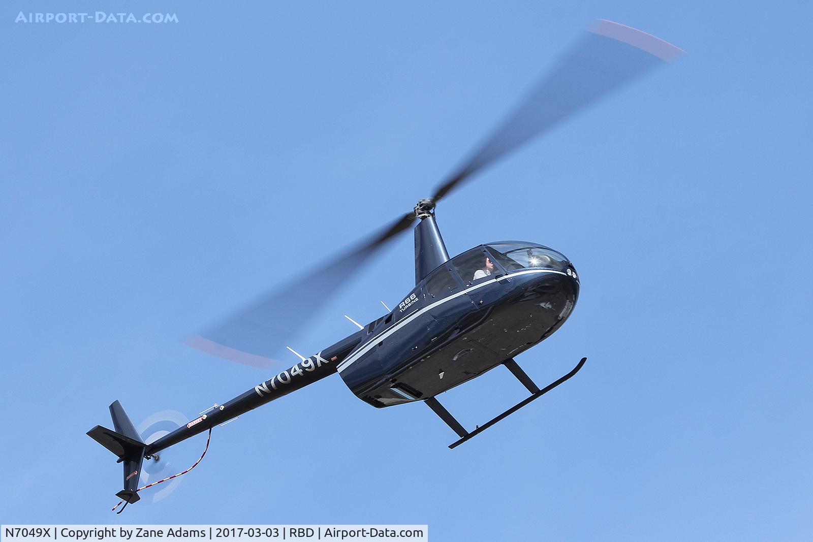 N7049X, 2017 Robinson R66 C/N 0765, In town for the 2017 Heliexpo - Dallas, TX