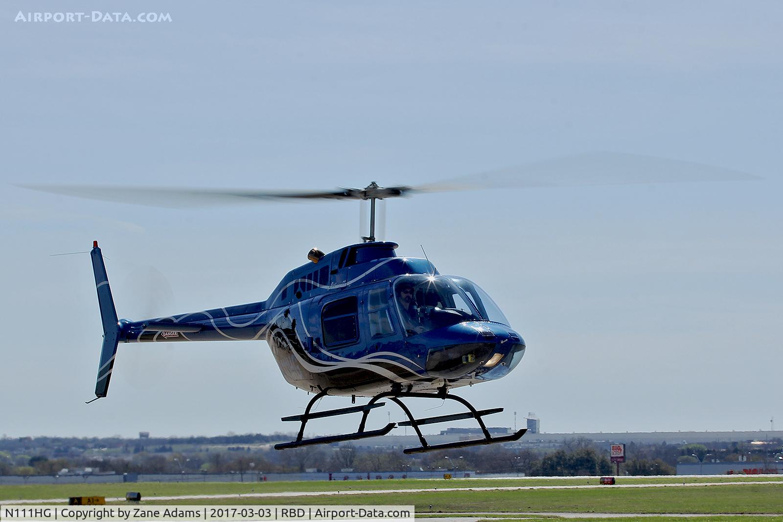 N111HG, Bell 206B JetRanger III C/N 3255, In town for the 2017 Heliexpo - Dallas, TX