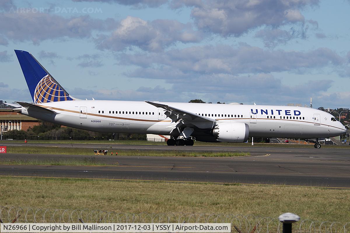 N26966, 2016 Boeing 787-9 Dreamliner C/N 60143, taxiing