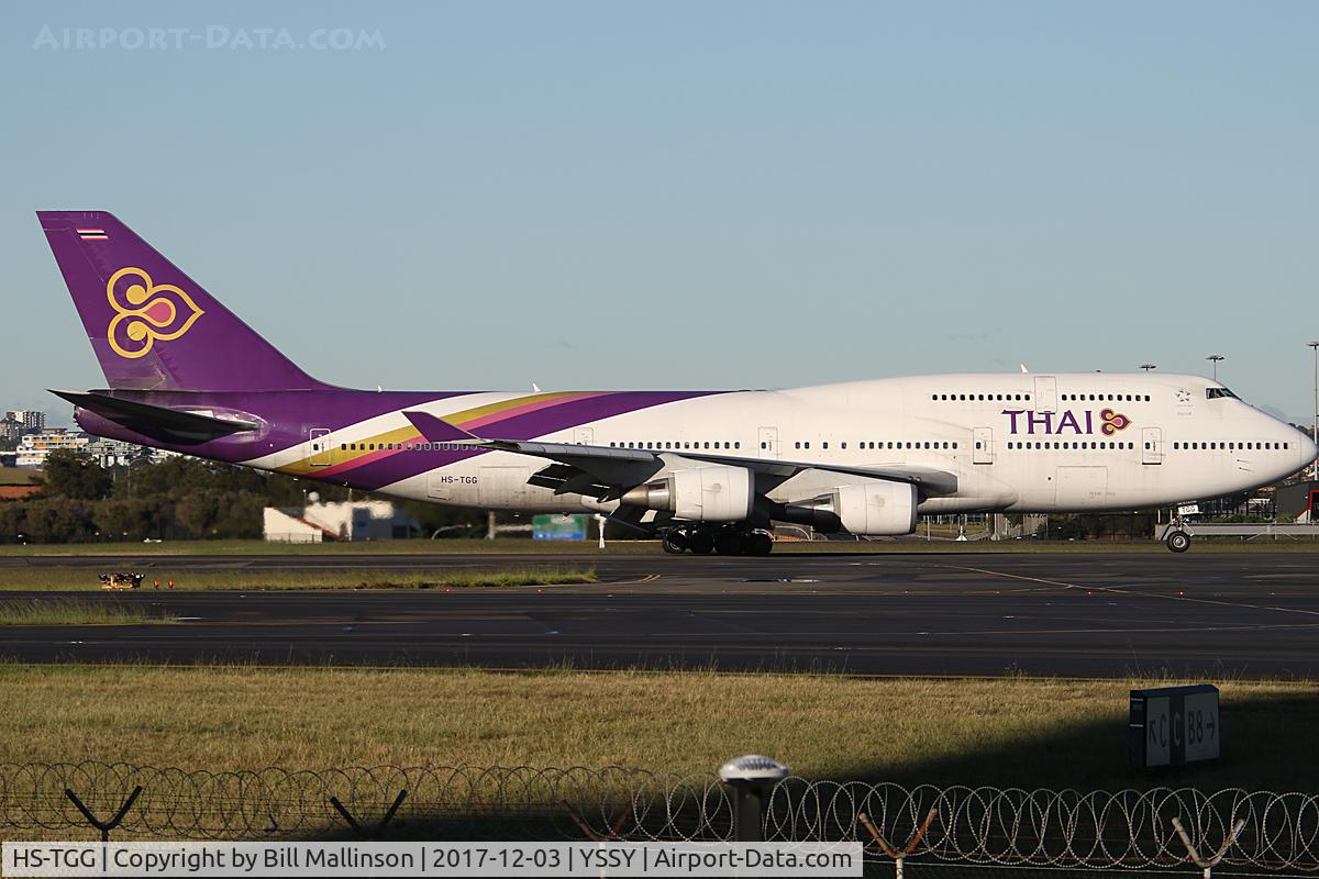 HS-TGG, 2003 Boeing 747-4D7 C/N 33771, taxiing
