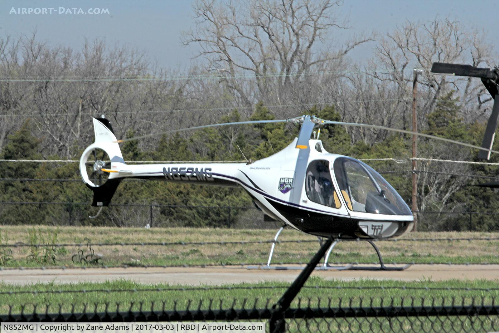 N852MG, 2016 Guimbal Cabri G2 C/N 1169, In town for the 2017 Heliexpo - Dallas, TX