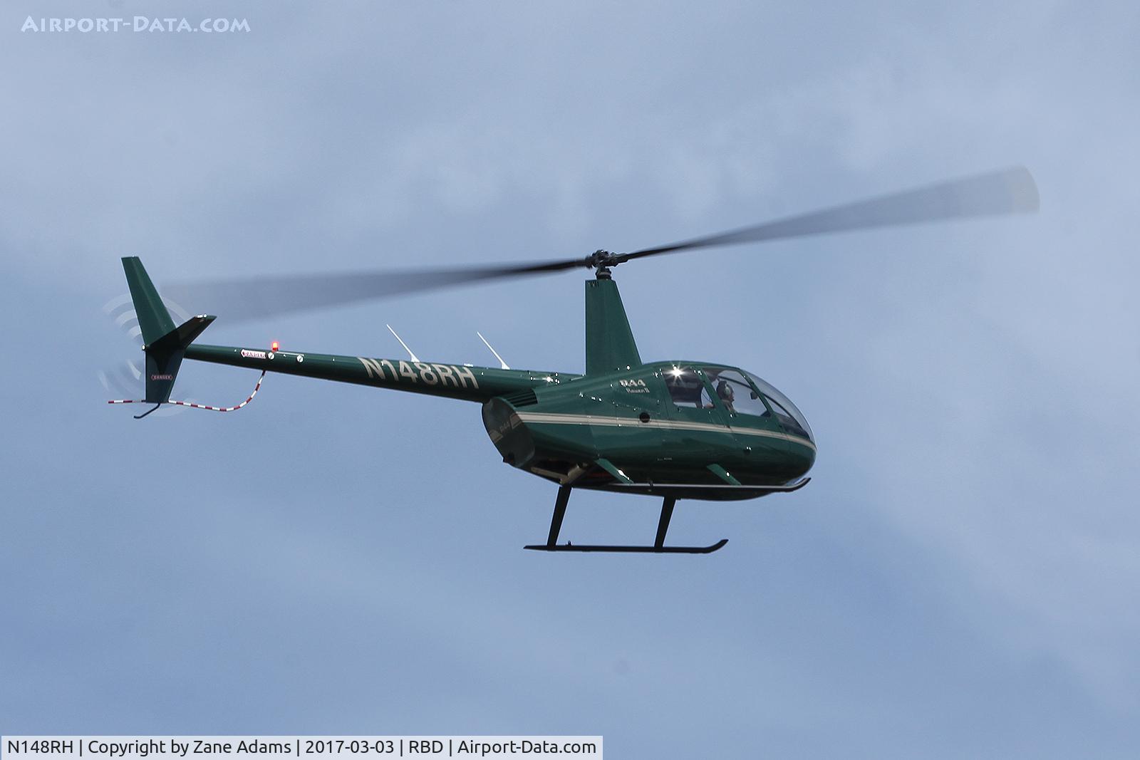 N148RH, 2017 Robinson R44 C/N 14048, In town for the 2017 Heliexpo - Dallas, TX