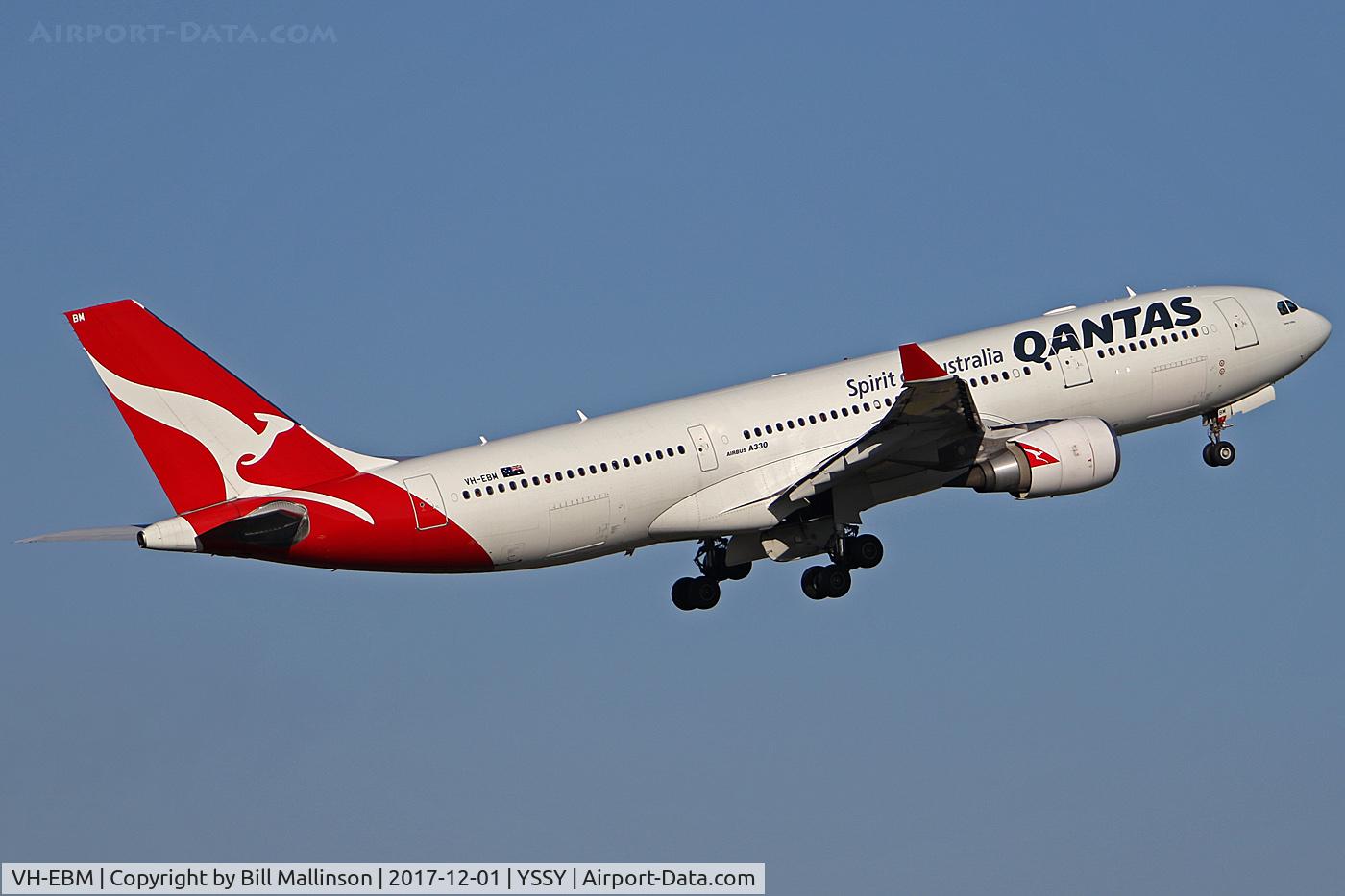 VH-EBM, 2009 Airbus A330-202 C/N 1061, to PER