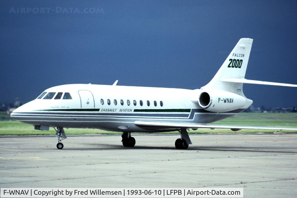 F-WNAV, 1993 Dassault Falcon 2000 C/N 1, DASSAULT