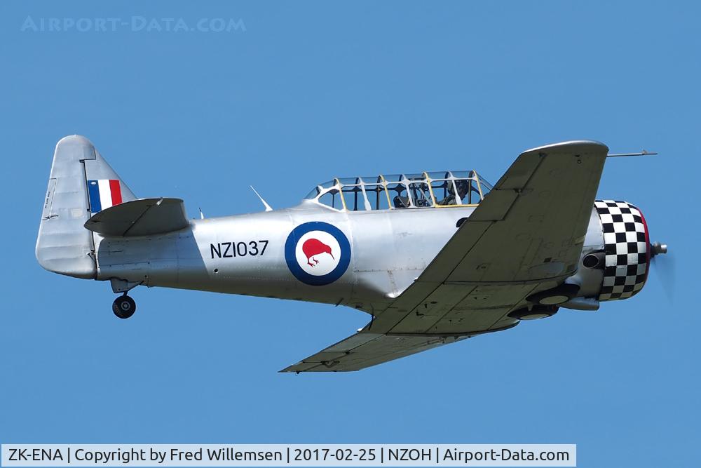 ZK-ENA, 1943 North American AT-6C Harvard IIA C/N 88-12036, 