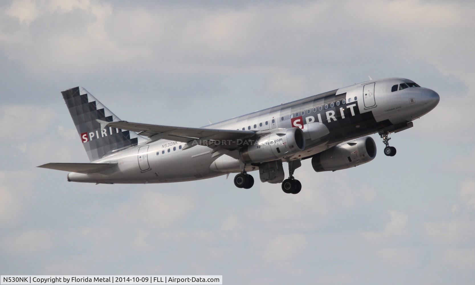 N530NK, 2007 Airbus A319-132 C/N 3017, Spirit