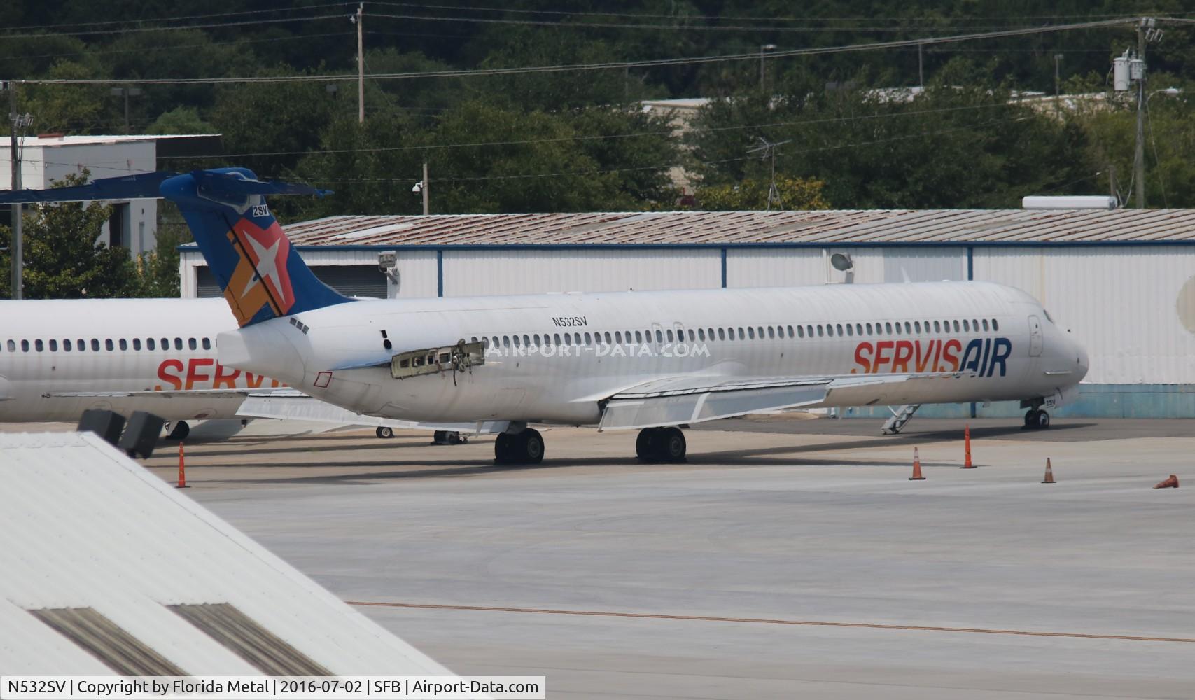 N532SV, 1995 McDonnell Douglas MD-82 (DC-9-82) C/N 53235, Servisair