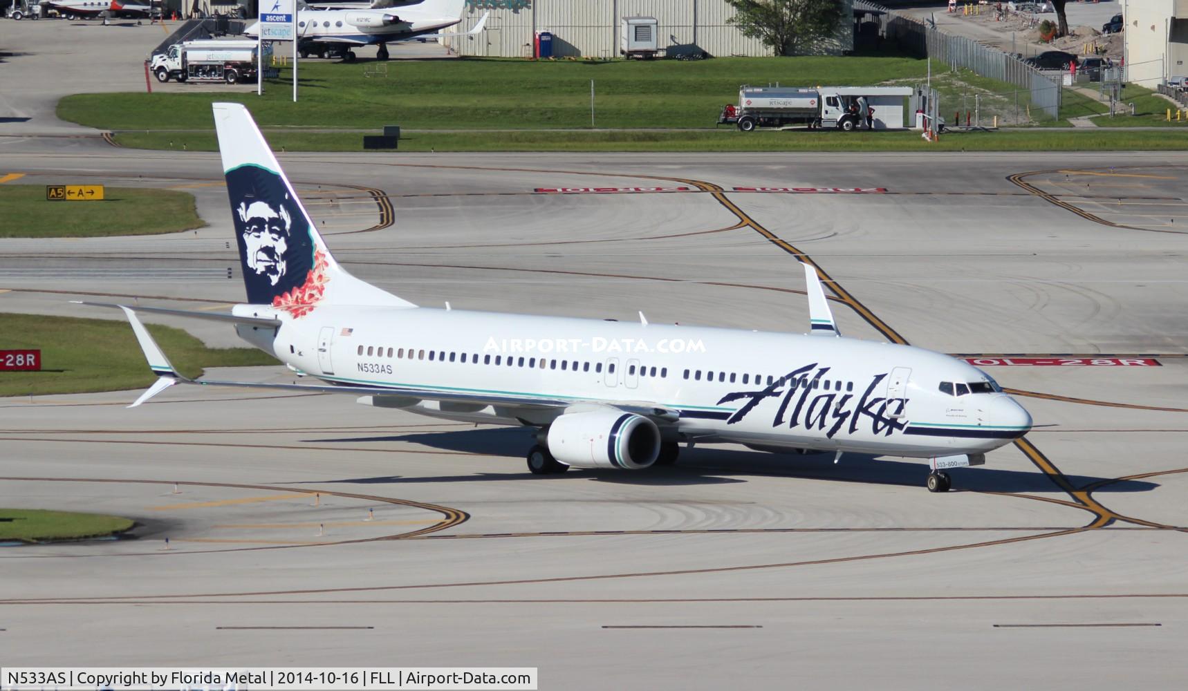 N533AS, 2010 Boeing 737-890 C/N 35201, Alaska