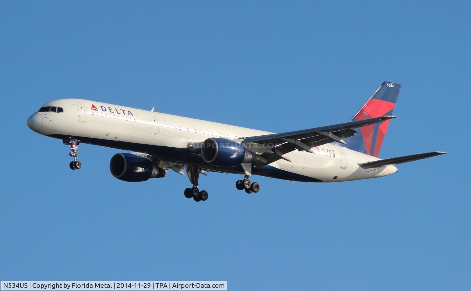 N534US, 1988 Boeing 757-251 C/N 24265, Delta