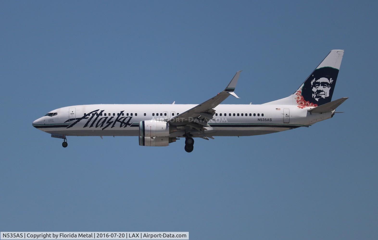 N535AS, 2011 Boeing 737-890 C/N 35200, Alaska