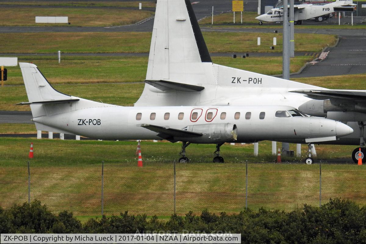 ZK-POB, 1985 Fairchild Swearingen SA-227AC Metro III C/N AC-606B, At Auckland