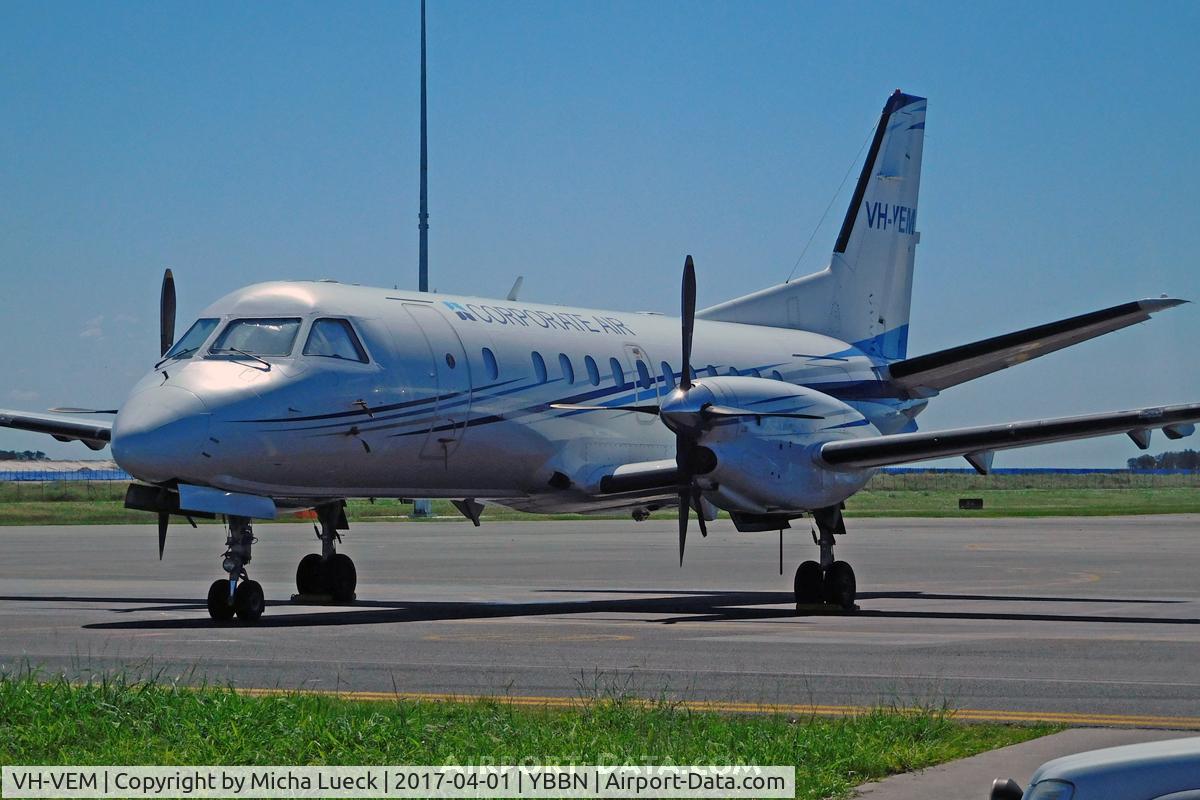 VH-VEM, 1994 Saab 340B C/N 340B-364, At Brisbane