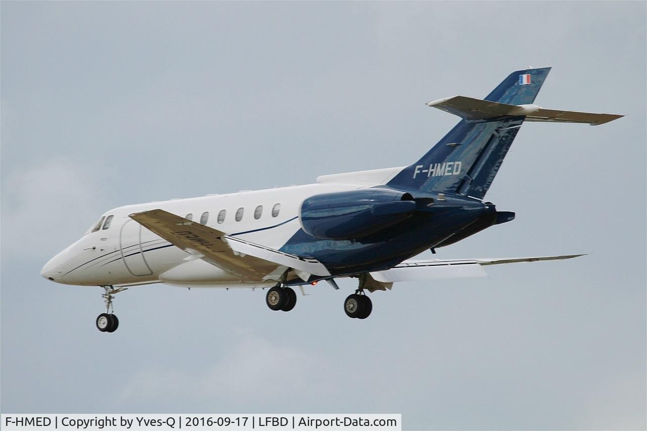 F-HMED, 1992 British Aerospace BAe.125-1000B C/N 259026, British Aerospace 125-1000B, On final rwy 23, Bordeaux-Mérignac airport (LFBD-BOD)
