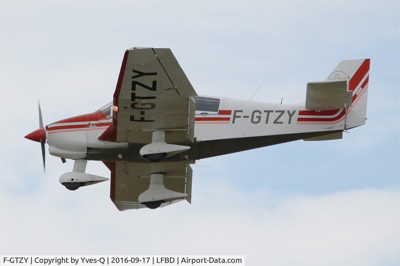 F-GTZY, Robin DR-400-160 Chevalier C/N 2445, Robin DR-400-160 Chevalier, Short approach rwy 29, Bordeaux Mérignac airport (LFBD-BOD)