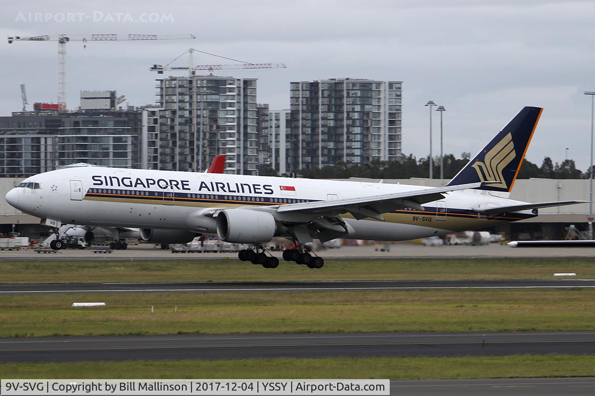 9V-SVG, 2002 Boeing 777-212/ER C/N 30872, FOR 16R