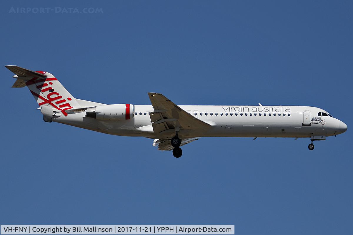 VH-FNY, 1994 Fokker 100 (F-28-0100) C/N 11484, FINALS