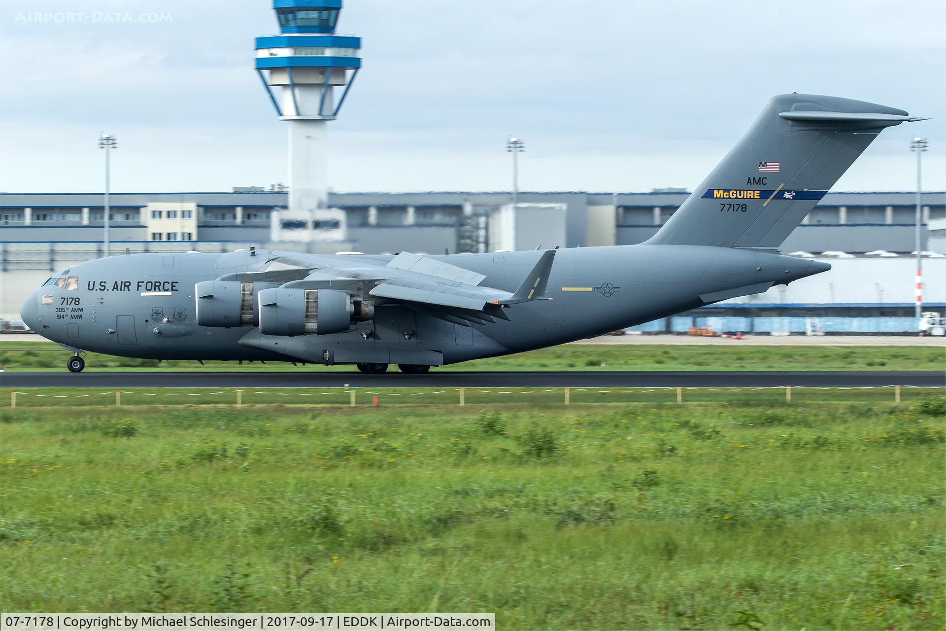 07-7178, 2008 Boeing C-17A Globemaster III C/N F-195, 07-7178 - Boeing C-17A Globemaster III - United States Air Force