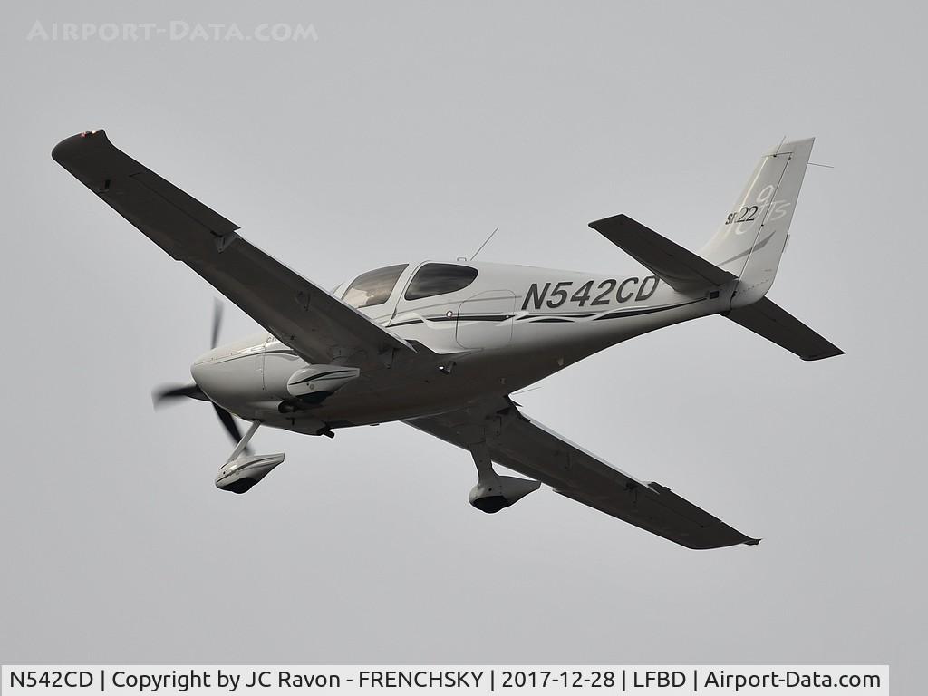 N542CD, 2004 Cirrus SR22 GTS C/N 1186, landing runway 23