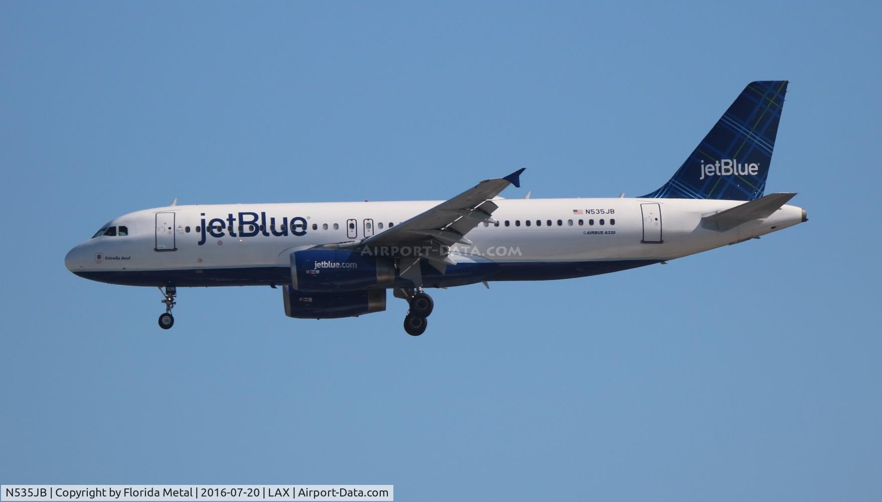 N535JB, 2002 Airbus A320-232 C/N 1739, Jet Blue